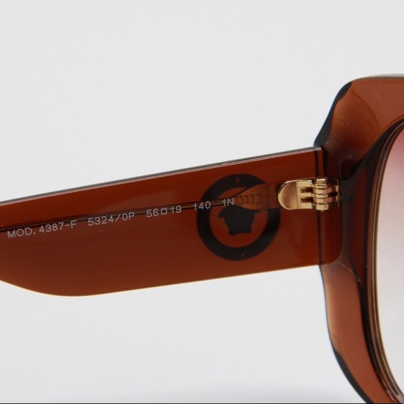 NEW VERSACE VE4387F 5324/0P OVERSIZED WOMEN’S SUNGLASSES MOD 4387-F - Picture 9 of 10